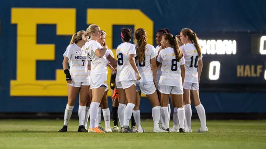Women's Soccer Huddle