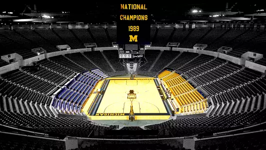 Crisler Center 1989 NCAA Champions Banner