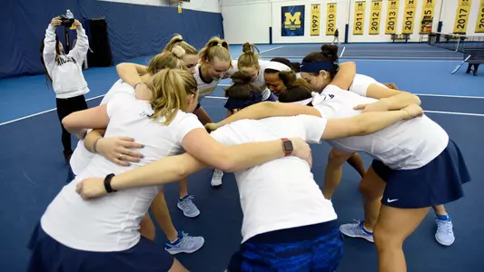 Women's Tennis Huddle Generic