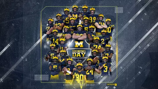 Football Signing Day Class