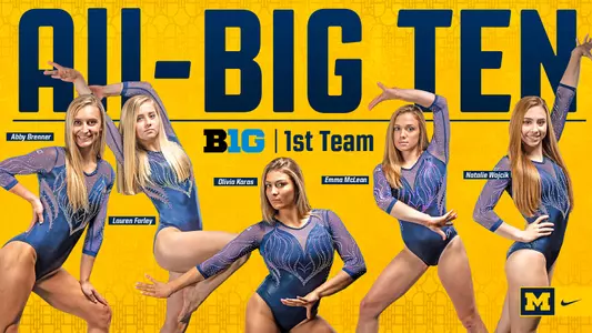 Women's Gymnastics First Team All-Big Ten 2019
