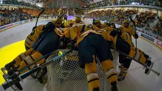 Ice Hockey Huddle