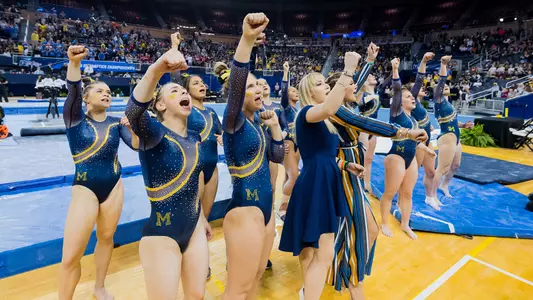 Women's Gymnastics Team Celebration Generic