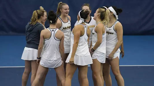 Women's Tennis Team Huddle Generic