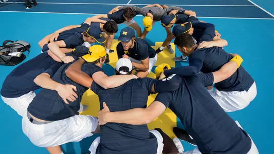 Men's Tennis Team Huddle Generic
