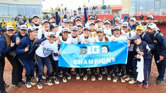 Softball 2019 Big Ten Tournament Champions
