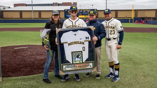 From left: Karen Donovan, Joe Donovan, Jim Donovan, Erik Bakich