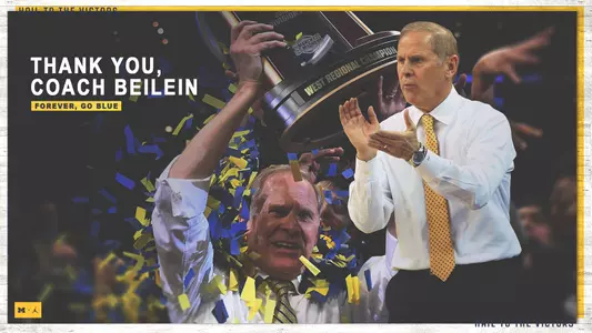 Thank You, Coach Beilein