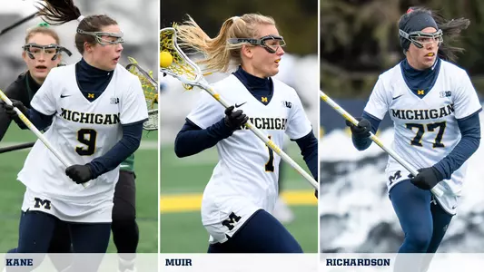 Kane, Muir, Richardson All-Big Ten Graphic