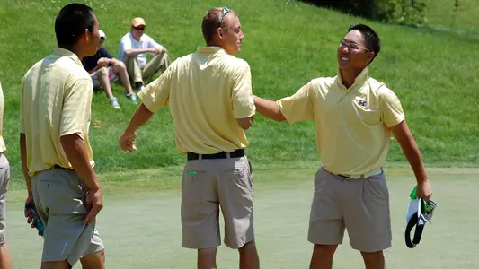 Men's Golf 2009 NCAA Quarterfinal Celebration