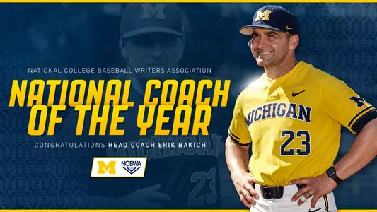 Erik Bakich Coach of the Year graphic