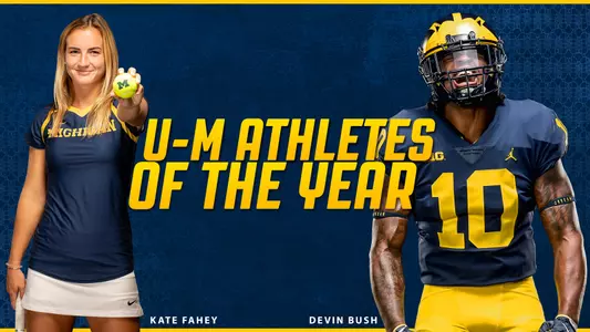 2018-19 Athletes of Year: Kate Fahey and Devin Bush