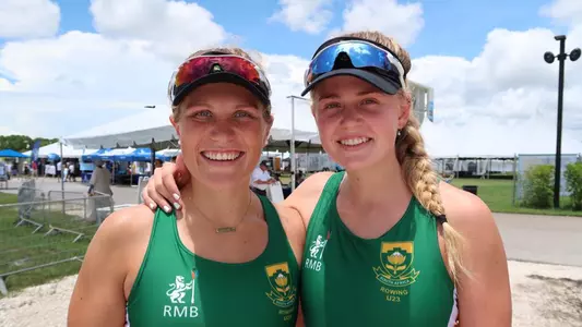 Tayla-May Bentley (left) and Jessica Schoonbee