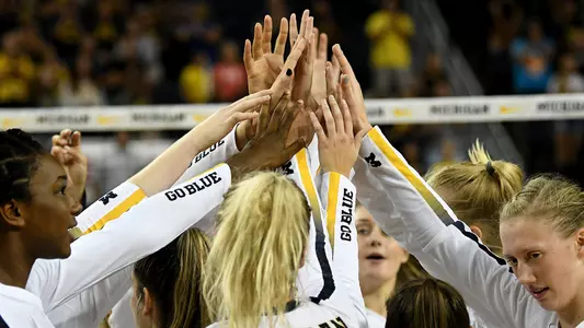 Volleyball Team Huddle Generic