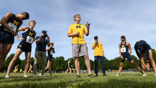 Men's Cross Country Team Huddle Generic
