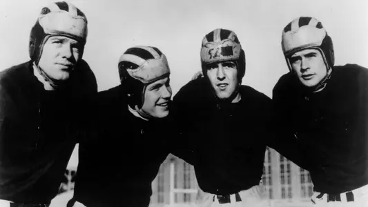 Mad Magicians (from left): Bump Elliott, Howard Yerges, Jack Weisenburger, Bob Chappuis