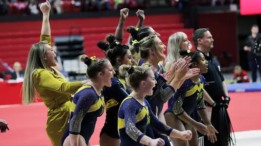 Women's Gymnastics Team Celebration Generic