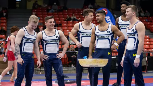 Men's Gymnastics Team Huddle Generic