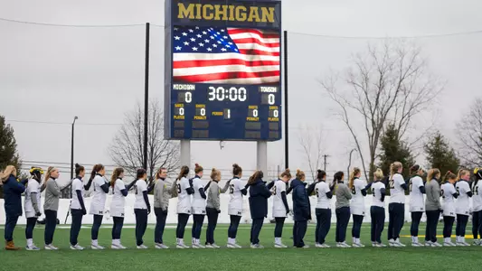 Women's Lacrosse Pregame Lineup Generic