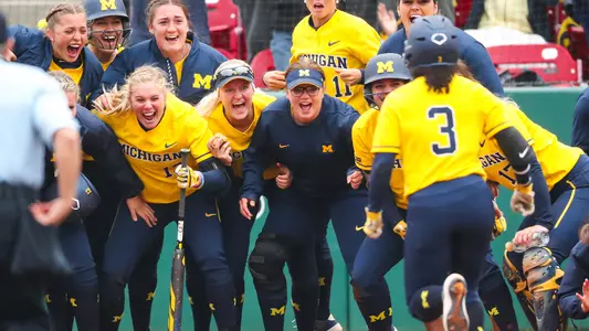 Lexie Blair home run celebration
