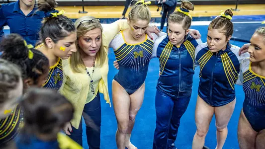 Women's Gymnastics Team Huddle Generic