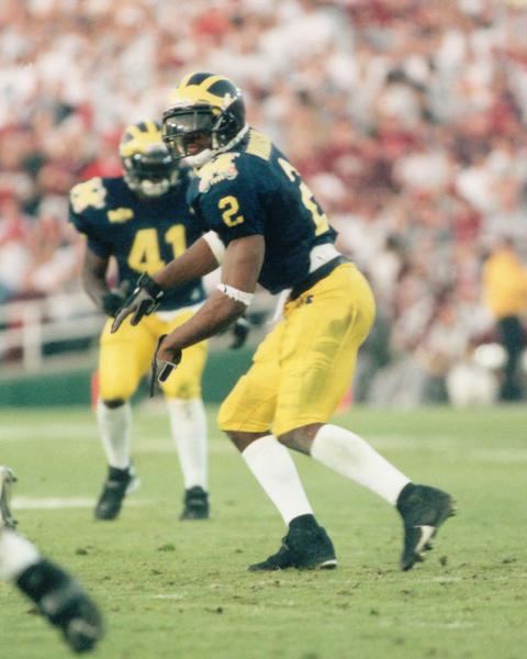 Charles Woodson Michigan, 1998 Rose Bowl jersey