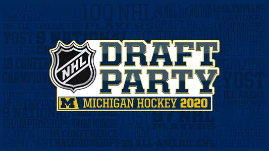 Ice Hockey 2020 NHL Draft Party Logo