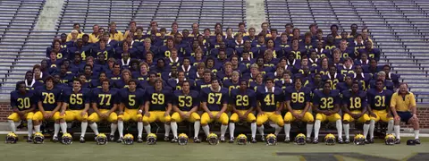 Football Team Photo 1980