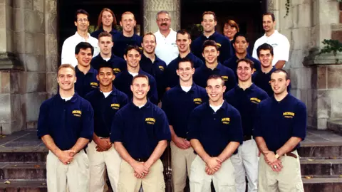 Men's Gymnastics Team Photo 2000