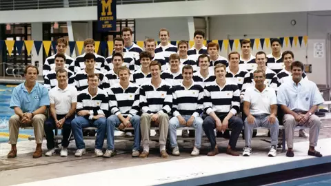 Men's Swimming and Diving Team Photo 1989-90