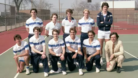 Men's Tennis Team Photo 1980