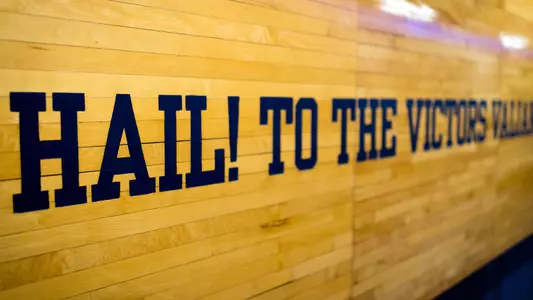 Men's Basketball Hail to the Victors Wall