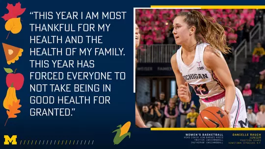 Keeping Wolverines Connected: Thanks Danielle Rauch