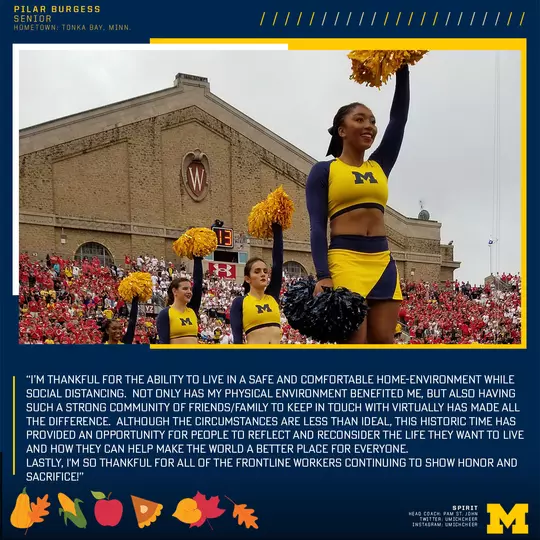 Keeping Wolverines Connected: Thanks Pilar Burgess