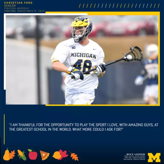 Keeping Wolverines Connected: Thanks Christian Ford