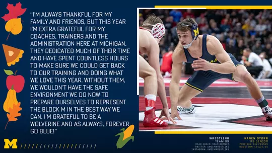 Keeping Wolverines Connected: Thanks Kanen Storr