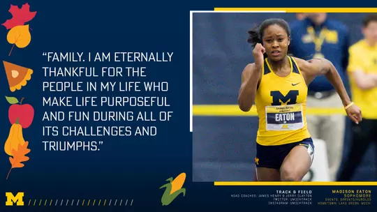 Keeping Wolverines Connected: Thanks Madison Eaton