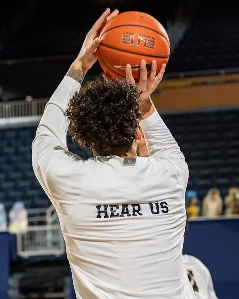 Social Justice: Men's Basketball Warmup - Hear Us