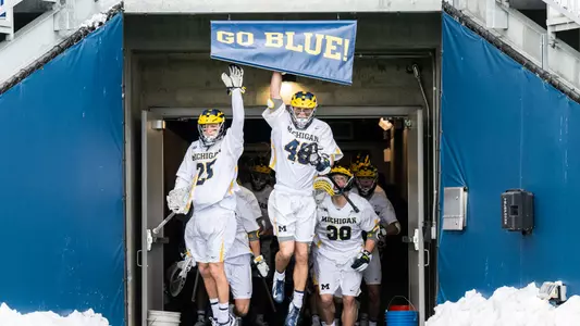 Men's Lacrosse Pregame Out of Tunnel Generic