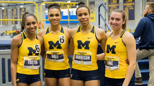 From left: Chloe Foster, Julia Hall, Jade Harrison and Emma Lane