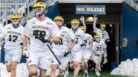 Men's Lacrosse Pregame Out of Tunnel Generic