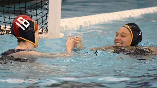 Alex Brown (left) and Erin Neustrom