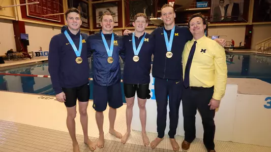 From left: Charlie Swanson, Tommy Cope, Patrick Callan, Felix Auböck and Dr. Josh White