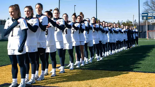 Women's Lacrosse Pregame Lineup Generic