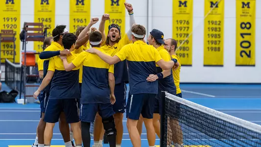 Men's Tennis Team Huddle Generic