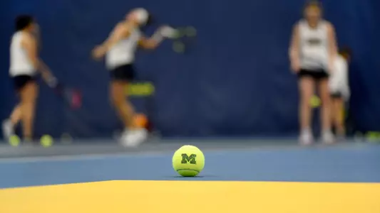 Women's Tennis Ball on Court Generic