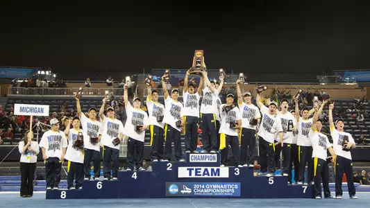 2014 Michigan Men's Gymnastics National Champions