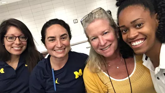 From left: Tiffany Ilten, Abigail O’Connor, Caroline Mandel, Kayla Lawson