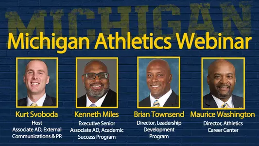 Michigan Athletics Webinar: Academic, Career and Leadership Support Programs