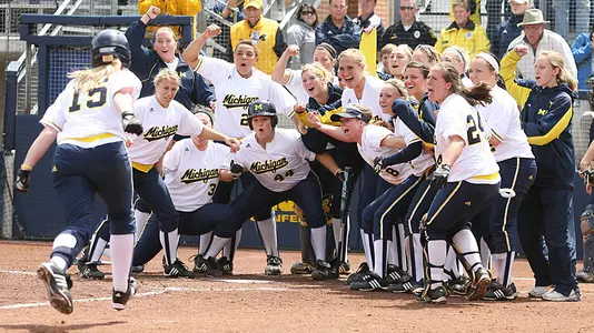Maggie Viefhaus Home Run Celebration